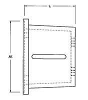 Dimensional Drawing for 40 Series Pump/Motor Adapters
