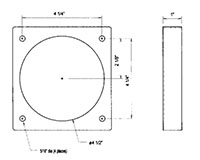 <!--Dimensional Drawing for Suction Flange Riser-->