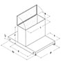 Dimensional Drawing for T-Shaped Hydraulic Reservoirs