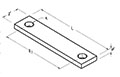 Dimensional Drawing for Shock Mount Pads