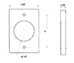 <!--Dimensional Drawing for Weld Flange Risers-->